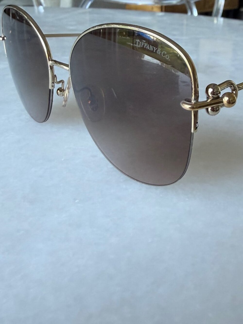Tiffany & Co. Sunglasses with Brown Lenses Square TF3082